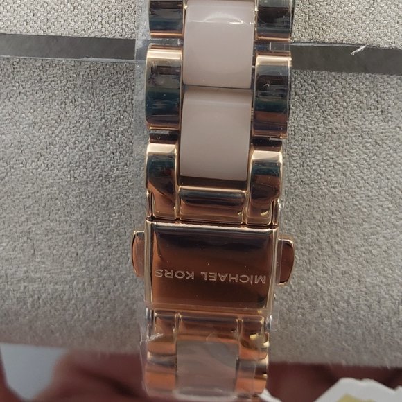 Michael Kors Sofie Rose Gold Tone Bracelet Watch - Picture 4 of 13